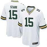 Nike Men & Women & Youth Packers #15 Bart Starr White Team Color Game Jersey,baseball caps,new era cap wholesale,wholesale hats